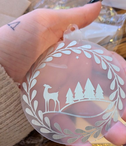 Christmas flat clear - , bauble