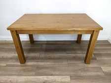 DINING TABLE Classic Pine Chunky Tabletop Solid Frame Farmhouse Country Kitchen