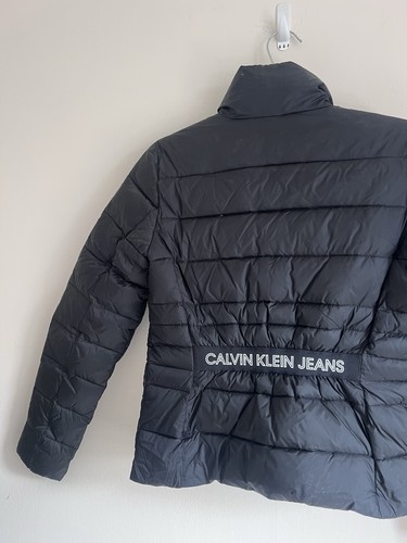 Ladies calvin klein coat black - ladies,
