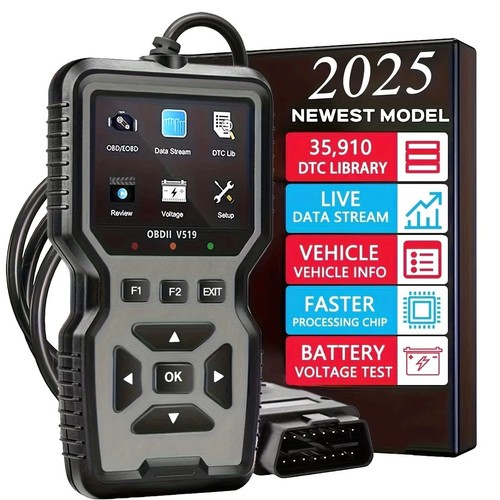 2025 new v519 - obd2, diagnostic