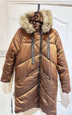 Saint & Sinner Women's Padded Hooded Puffer Coat Size 12 Never Worn.