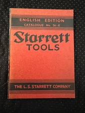 Starrett Tools USA Workshop No 26-E Catalogue Sales Brochure