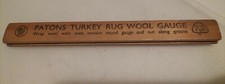 Turkey Rug Wool Gauge Patons & Baldwins Ltd Wooden 22CM long