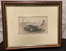 Engraving Picture 1840 Hand