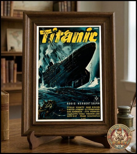 Titanic 1943 german - 12"x8", /