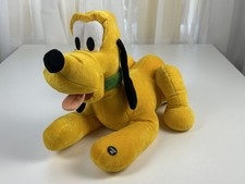 Disney Mickey and Friends Pluto Plush Toy 24.5x36cm. Excellent Condition