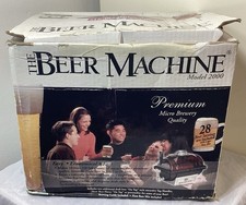 NIB Beer Machine Premium Making Starter Kit Home Brew Micro Brewery Model 2000