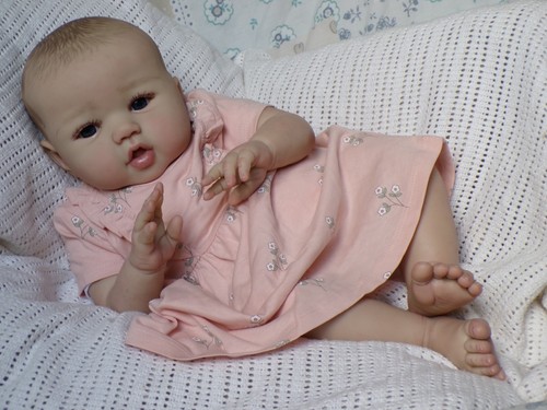 Reborn baby girl doll harper - girl,