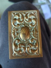 Antique Brass Matchbox Holder