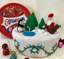 Christmas Cake Sweets Tub