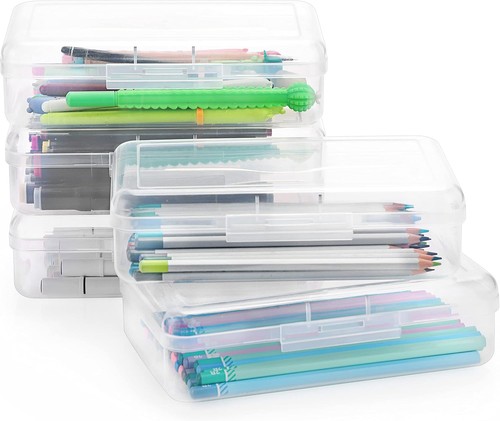 5pcs clear plastic - 5pcs, box