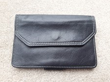 Hotter Brand Dark Blue Leather Purse, Never Used, Will Hold Coins/Cards/Notes