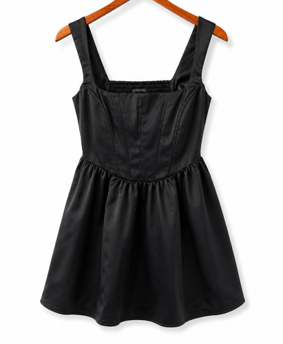 Wild fable black corset mini - black,