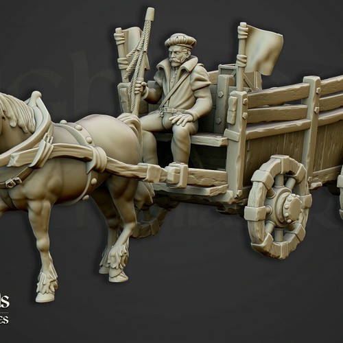 Gold wagon wargames fantasy - gold, wagon,