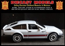 ALFA ROMEO GTV6 3.0 V6 NEW 1:64 SCALE DIECAST COLLECTORS RETRO MODEL CAR ON CARD