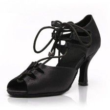 Satin Latin Dance Shoes Women