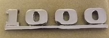 CHROME MINI 1000 BADGE MORRIS