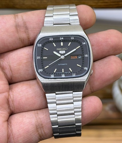 Vintage seiko 5autmatic - vintage, black