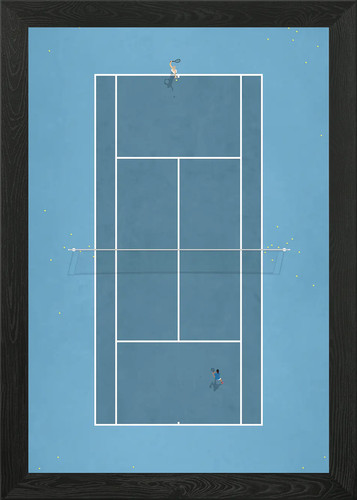 Tennis court match point - tennis,