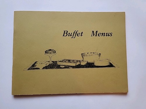 Vintage buffet menu paper - vintage,