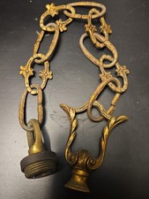 Antique Brass Finial Chain