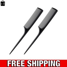 2 Pack Rat Tail Combs for