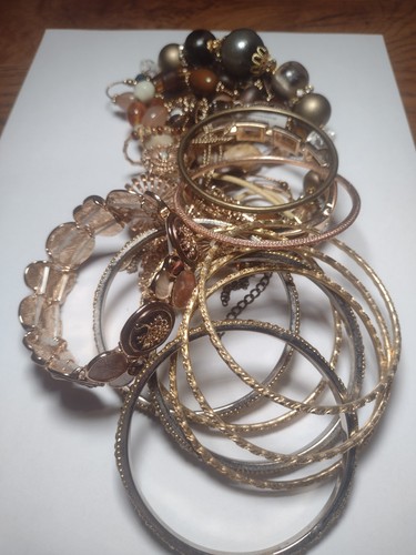 Mixed joblot bundle gold tone - joblot,