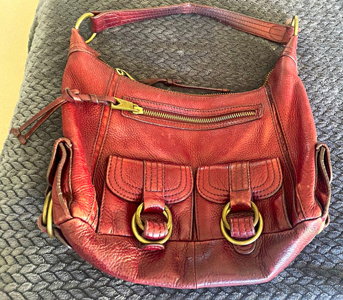Burgundy leather women - burgundy,