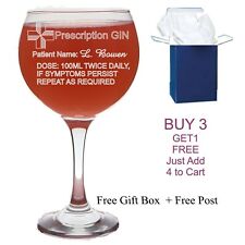 Personalised Engraved Gin