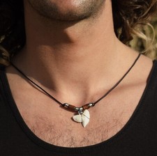 Tiger shark tooth necklace