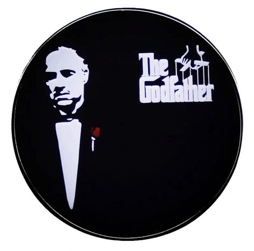 The godfather metal pin badge - the,