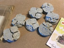 7x Scibor minature Ruin bases 30mm