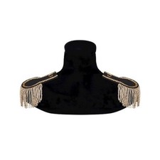 Black Gold Silver Epaulettes