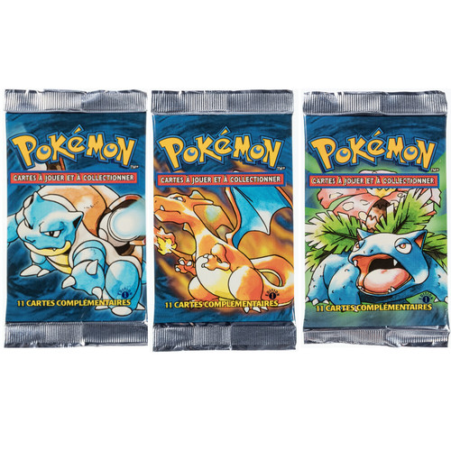French pokemon base set - set, 1st
