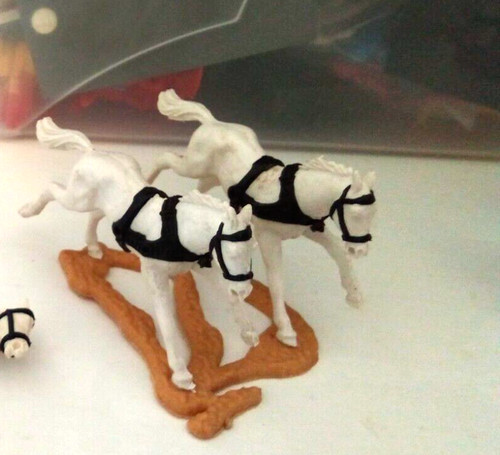 Timpo horses stagecoach - horses, stagecoach/wagon