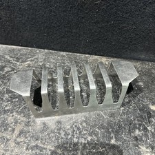 VINTAGE Rare Chichester Stainless Steel Toast Rack 6 pieces Made in England #c17