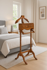 Silent servant mahogany valet - mahogany,