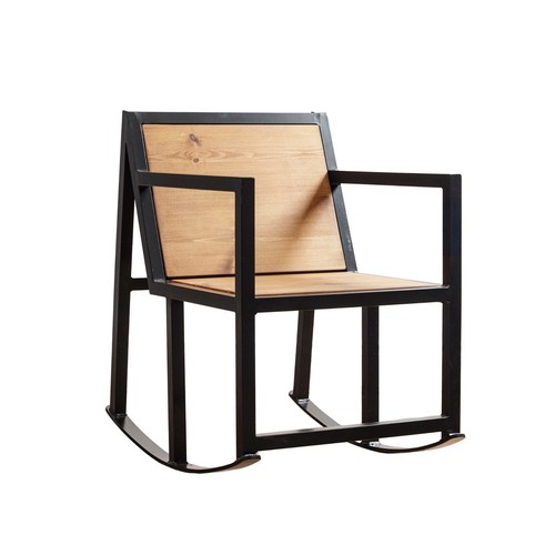 Rocking chair reclaimed timber - reclaimed,