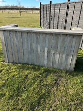 Outside Wooden Drinks bar Large - great entertaining space for your garden.