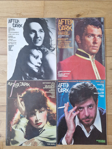Vintage lot after dark - vintage,