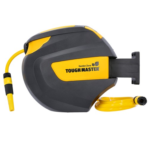 Retractable hose reel - retractable, with