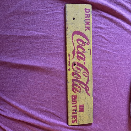 Vintage wooden soda crate coca - wooden,