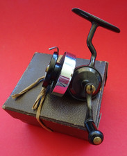 A VERY GOOD CASED VINTAGE HARDY HARDEX NO.I MK.III THREADLINE SPINNING REEL