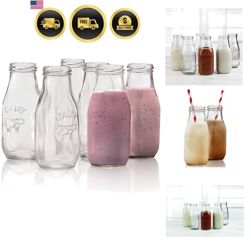Country milk bottles set - bottles, of
