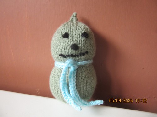 Handknitted soft toy - soft,