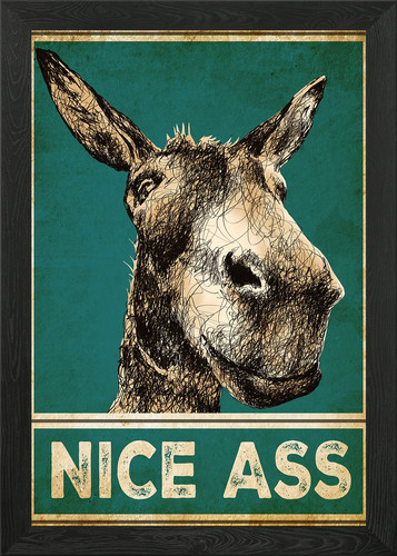 Nice ass scribble framed - ass,