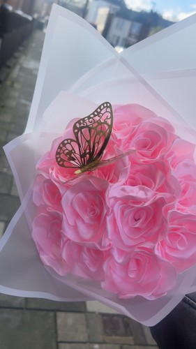 Bouquet with pink forever - with,