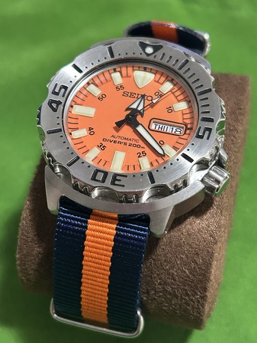 Seiko orange monster gen - orange,