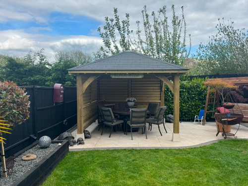 3x3m hipped roof - 3x3m,