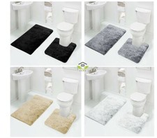 Non Slip Bath Toilet Mat Set